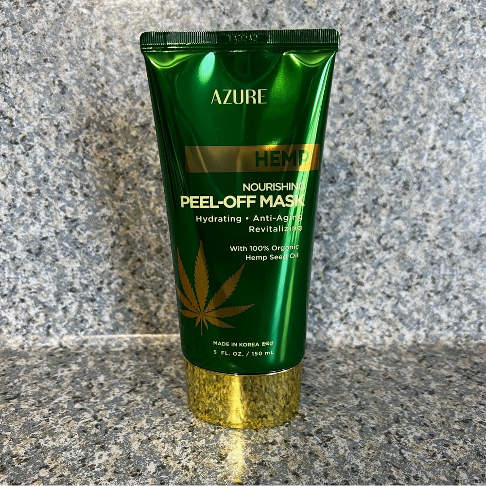 Azure 100% Hemp Seed Oil Nourishing Peel-Off Mask Hydrating 5 oz. Full Size